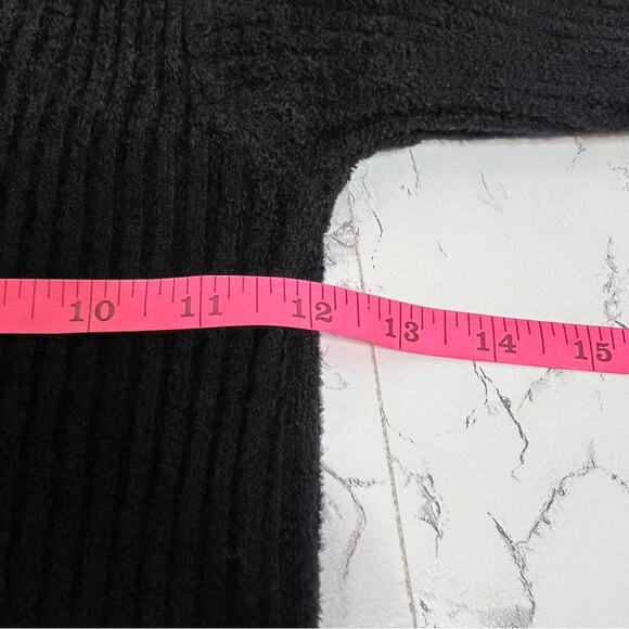 IRO Women's Designer Black BILOH turtleneck Sweater Dress Sz XS - Picture 6 of 8